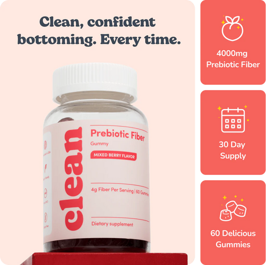 Peachy Clean™ Sugar-Free Pre+Probiotic Fiber Gummies